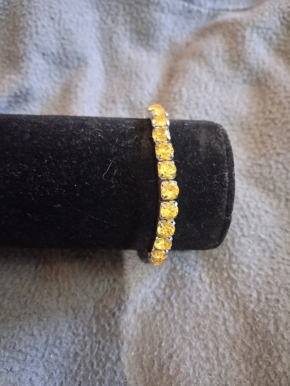 Yellow Tennis Bracelet -